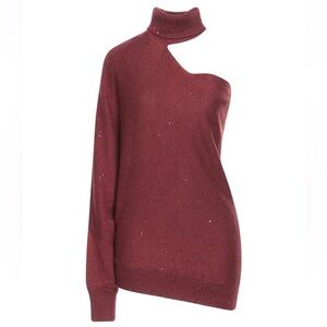 Brunello Cucinelli one shoulder sweater mint condition